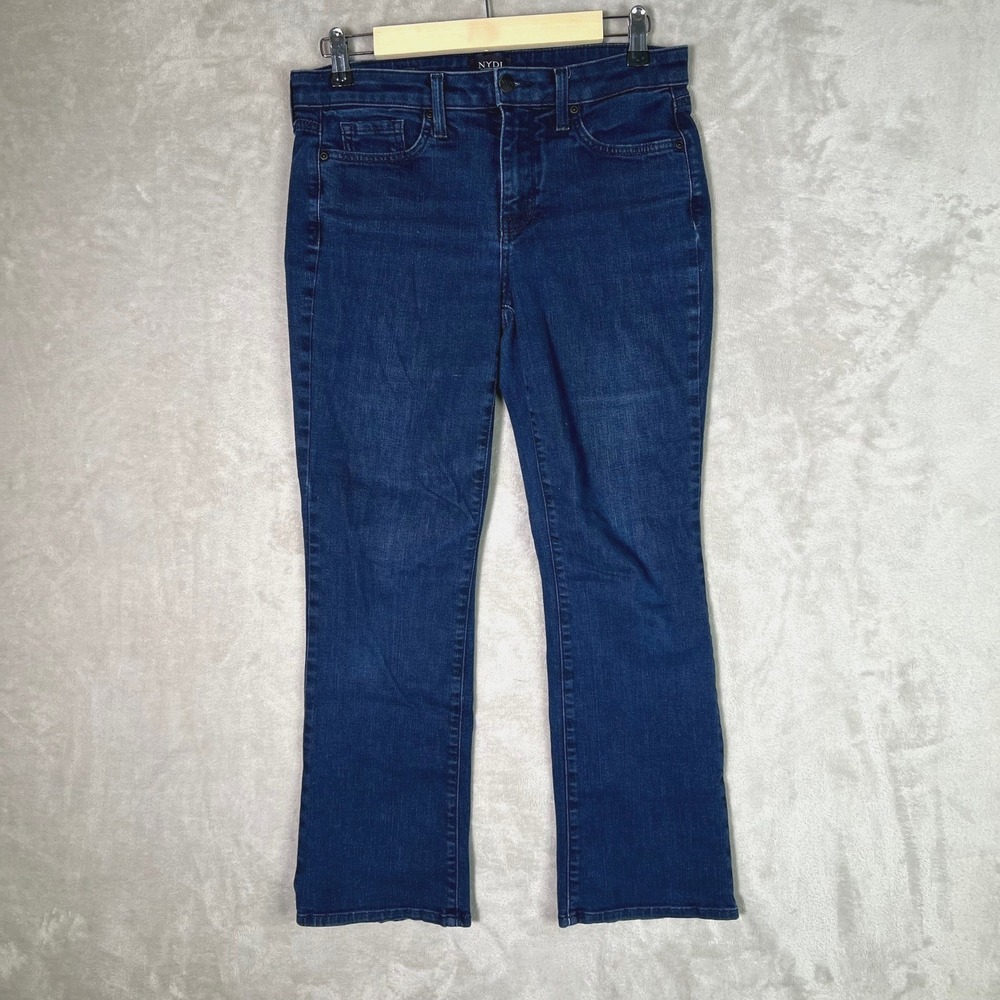NYDJ Barbara Bootcut Jeans Womens Size 6P Medium‎ Wash Lift Tuck Technology USA